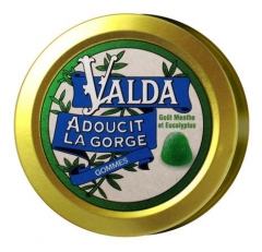 Valda Gommes Goût Menthe Eucalyptus 50 g Valda Gommes Goût Menthe Eucalyptus 50 g