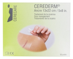 Cerecare Cerederm Anchor Scar Management 13 x 22cm 10 Units Cerecare Cerederm Anchor Scar Management 13 x 22cm 10 Units
