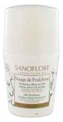 Sanoflore Nuage de Fraicheur Déodorant Efficacité 24H Roll on 50 ml Sanoflore Nuage de Fraicheur Déodorant Efficacité 24H Roll on 50 ml