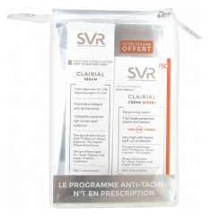 SVR Clairial Sérum Correcteur Intégral Anti-Taches Éclat 30 ml + Clairial Crème SPF50+ Très Haute Protection Solaire Anti-Taches 50 ml Offert SVR Clairial Sérum Correcteur Intégral Anti-Taches Éclat 30 ml + Clairial Crème SPF50+ Très Haute Protection Solaire Anti-Taches 50 ml Offert