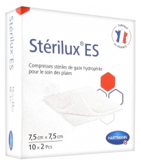 Hartmann Stérilux ES Compresses de Gaze Stériles 7.5 x 7.5 cm 10 x 2 Pcs Hartmann Stérilux ES Compresses de Gaze Stériles 7.5 x 7.5 cm 10 x 2 Pcs