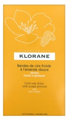 Klorane 6 Doubles Bandes de Cire Froide à l'Amande Douce Klorane 6 Doubles Bandes de Cire Froide à l'Amande Douce