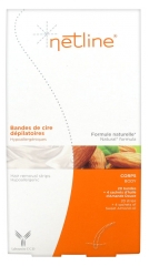 Netline Bandes de Cires Dépilatoires Corps Netline Bandes de Cires Dépilatoires Corps