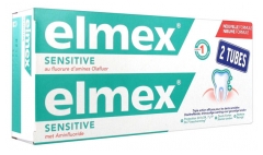 Elmex Dentifrice Sensitive Lot de 2 x 75 ml Elmex Dentifrice Sensitive Lot de 2 x 75 ml