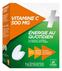 Nutrisanté Vitamin C to Crunch 500mg 24 Tablets Nutrisanté Vitamin C to Crunch 500mg 24 Tablets