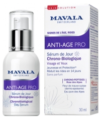 Mavala SkinSolution Anti-Age Pro Sérum de Jour Chrono-Biologique Visage et Yeux 30 ml Mavala SkinSolution Anti-Age Pro Sérum de Jour Chrono-Biologique Visage et Yeux 30 ml