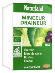 Naturland Complexe Minceur Drainage Bio 90 Comprimés Naturland Complexe Minceur Drainage Bio 90 Comprimés