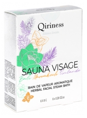 Qiriness Sauna Visage Bain de Vapeur Aromatique Édition Limitée 3 Escales 6 Galets x 8 g Qiriness Sauna Visage Bain de Vapeur Aromatique Édition Limitée 3 Escales 6 Galets x 8 g