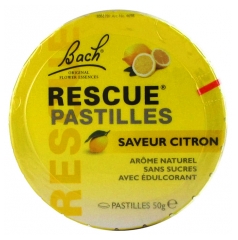 Rescue Bach Pastilles Saveur Citron 50 g Rescue Bach Pastilles Saveur Citron 50 g