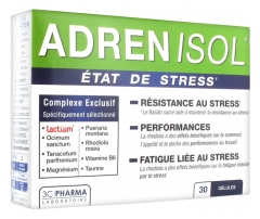 3C Pharma Adrenisol 30 Comprimés 3C Pharma Adrenisol 30 Comprimés