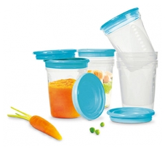 NUK Tarros de Almacenamiento 6 Tarros x 200 ml NUK Tarros de Almacenamiento 6 Tarros x 200 ml