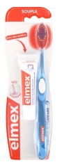 Elmex Precisión Interdental Cepillo de Dientes Flexible + Mini Pasta de Dientes Protección Contra Caries 12 ml Elmex Precisión Interdental Cepillo de Dientes Flexible + Mini Pasta de Dientes Protección Contra Caries 12 ml