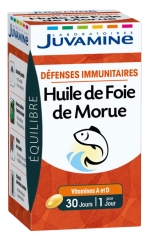Juvamine Huile de Foie de Morue 30 Capsules Juvamine Huile de Foie de Morue 30 Capsules