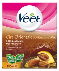 Veet Cire Orientale Avec Bandes 250 ml Veet Cire Orientale Avec Bandes 250 ml