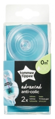 Tommee Tippee Advanced Anti-Colic 2 Slow Flow Teats 0 Month and + Tommee Tippee Advanced Anti-Colic 2 Slow Flow Teats 0 Month and +