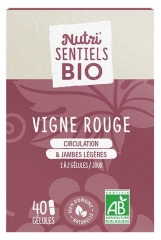 Nutrisanté Nutri'SENTIELS BIO Vigne Rouge 40 Gélules Nutrisanté Nutri'SENTIELS BIO Vigne Rouge 40 Gélules