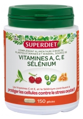 Super Diet Sélénium + Vitamines A.C.E 150 Gélules Super Diet Sélénium + Vitamines A.C.E 150 Gélules