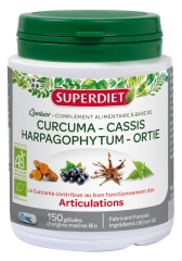 Super Diet Quatuor Organic Tumeric Joints 150 Capsules Super Diet Quatuor Organic Tumeric Joints 150 Capsules