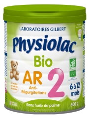Physiolac Bio Anti-Régurgitations 2 de 6 à 12 Mois 800 g Physiolac Bio Anti-Régurgitations 2 de 6 à 12 Mois 800 g