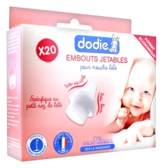 Dodie 20 Embouts Jetables pour Mouche Bébé Dodie 20 Embouts Jetables pour Mouche Bébé