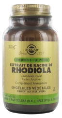 Solgar Rhodiola 60 Gélules Végétales Solgar Rhodiola 60 Gélules Végétales