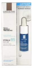 La Roche-Posay Hyalu B5 Rich Anti-Wrinkle Care Repairing Replumping 40ml + Serum Anti-Wrinkle Concentrate Repairing Replumping 10ml Free La Roche-Posay Hyalu B5 Rich Anti-Wrinkle Care Repairing Replumping 40ml + Serum Anti-Wrinkle Concentrate Repairing Replumping 10ml Free