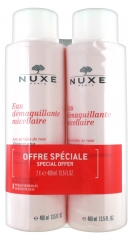 Nuxe Micellar Cleansing Water with Rose Petals 2 x 400ml