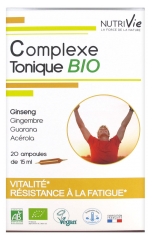 Nutrivie Complexe Tonique Bio 20 Ampoules Nutrivie Complexe Tonique Bio 20 Ampoules