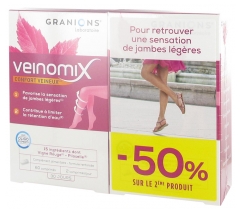 Granions Veinomix Lot de 2 x 60 Comprimés Granions Veinomix Lot de 2 x 60 Comprimés