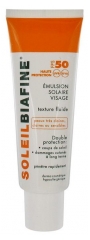 SoleilBiafine Émulsion Solaire Visage FPS 50 50 ml SoleilBiafine Émulsion Solaire Visage FPS 50 50 ml
