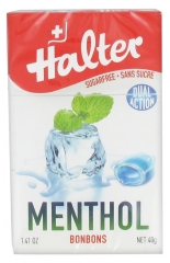 Halter Bonbons Sans Sucres Menthol Double Effet 40 g Halter Bonbons Sans Sucres Menthol Double Effet 40 g