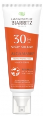 Laboratoires de Biarritz Alga Maris Spray Solaire Visage et Corps SPF 30 Bio 100 ml Laboratoires de Biarritz Alga Maris Spray Solaire Visage et Corps SPF 30 Bio 100 ml