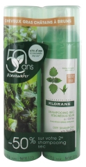 Klorane Dry Seboregulating Shampoo with Nettle Extract 2 x 150ml Klorane Dry Seboregulating Shampoo with Nettle Extract 2 x 150ml