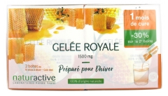 Naturactive Gelée Royale 1500 mg Lot de 2 x 15 Sticks à Diluer Naturactive Gelée Royale 1500 mg Lot de 2 x 15 Sticks à Diluer
