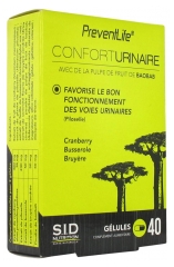 S.I.D Nutrition PreventLife ConfortUrinaire 40 Comprimés S.I.D Nutrition PreventLife ConfortUrinaire 40 Comprimés