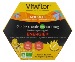 Vitaflor Bio Gelée Royale 1000 mg Energie+ 20 Ampullen Vitaflor Bio Gelée Royale 1000 mg Energie+ 20 Ampullen