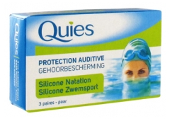 Quies Protection Auditive en Silicone Natation 3 Paires Quies Protection Auditive en Silicone Natation 3 Paires
