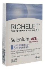 Richelet Protection Cellulaire Selenium-Ace Optimum 50+ 30 Comprimés Richelet Protection Cellulaire Selenium-Ace Optimum 50+ 30 Comprimés