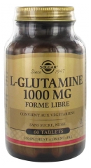Solgar L-Glutamine 1000mg Free Form 60 Tablets