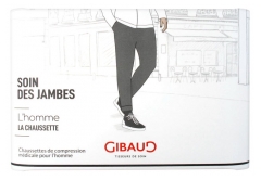 Gibaud Venactif Optimum Tech Chaussettes de Compression Médicale pour Homme Classe 2 British Noir Gibaud Venactif Optimum Tech Chaussettes de Compression Médicale pour Homme Classe 2 British Noir