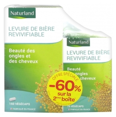Naturland Levure de Bière 150 Végécaps + 75 Végécaps Offre spéciale Naturland Levure de Bière 150 Végécaps + 75 Végécaps Offre spéciale