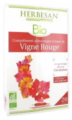 Herbesan Bio Vigne Rouge 20 Ampoules de 15 ml Herbesan Bio Vigne Rouge 20 Ampoules de 15 ml