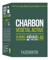 Nutrisanté Activated Charcoal 40 Capsules Nutrisanté Activated Charcoal 40 Capsules