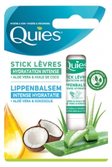 Quies Soin des Lèvres Stick Hydratation Intense Aloe Vera & Huile de Coco 4,5 g Quies Soin des Lèvres Stick Hydratation Intense Aloe Vera & Huile de Coco 4,5 g