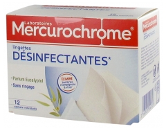 Mercurochrome Lingettes Désinfectantes 12 Sachets Individuels Mercurochrome Lingettes Désinfectantes 12 Sachets Individuels