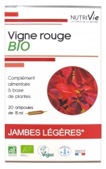 Nutrivie Vigne Rouge Bio 20 Ampoules Nutrivie Vigne Rouge Bio 20 Ampoules