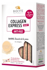 Biocyte Collagen Express Bar Anti-Âge Barre Beauté de la Peau Chocolat Blanc 6 Barres Biocyte Collagen Express Bar Anti-Âge Barre Beauté de la Peau Chocolat Blanc 6 Barres