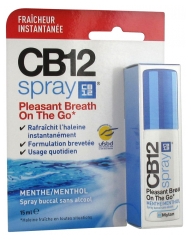 CB12 Spray Buccal Sans Alcool Menthe 15 ml CB12 Spray Buccal Sans Alcool Menthe 15 ml