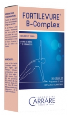 Laboratoire Carrare Fortilevure B-Complex 30 Gélules Laboratoire Carrare Fortilevure B-Complex 30 Gélules