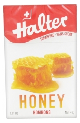Halter Bonbons Sans Sucres Miel 40 g Halter Bonbons Sans Sucres Miel 40 g